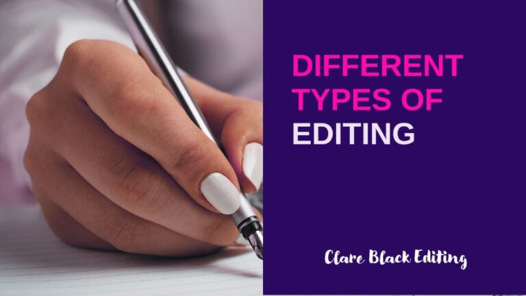 different types of editing