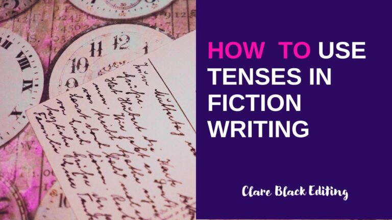 how to use tenses in fiction writing